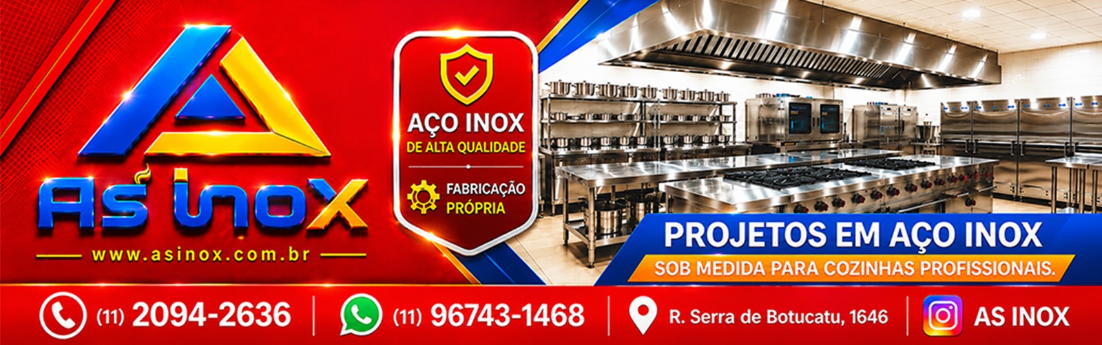Projetos em inox AS Inox
